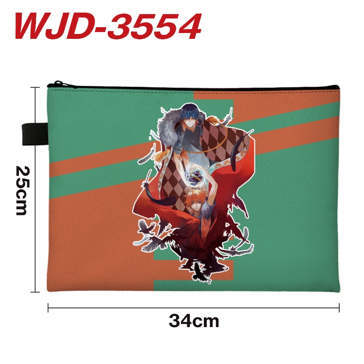 Haikyuu!! Anime Peripheral Full Color A4 File Bag 34x25cm WJD-3554