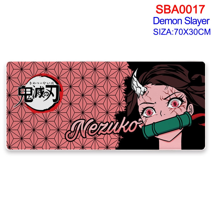 Demon Slayer Kimets Anime peripheral mouse pad 70X30CM  SBA-017