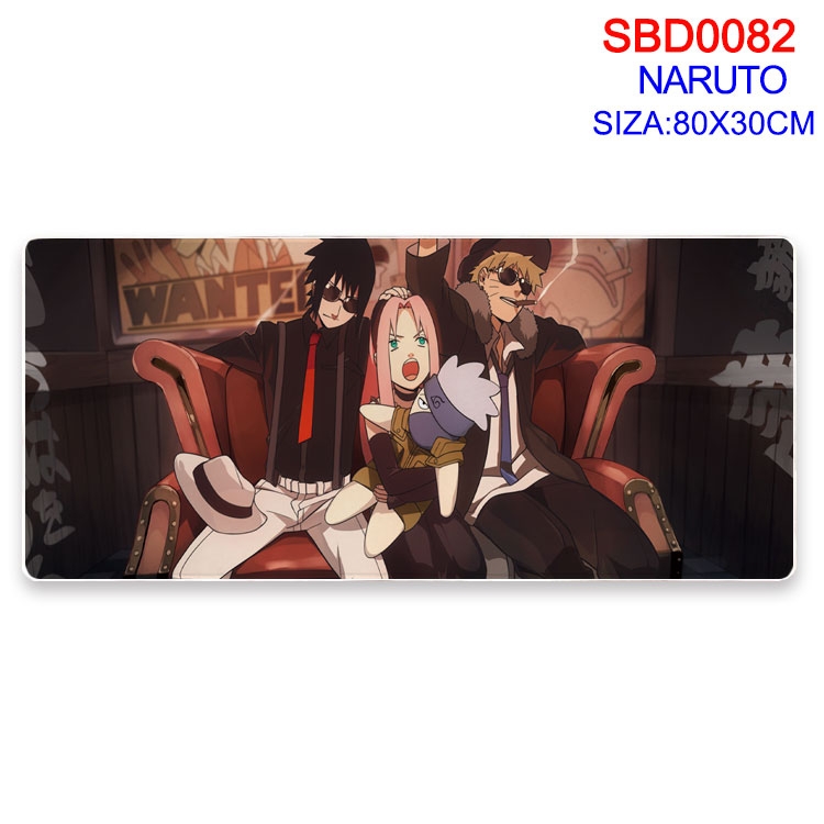Naruto Anime peripheral mouse pad 80X30CM  SBD-082