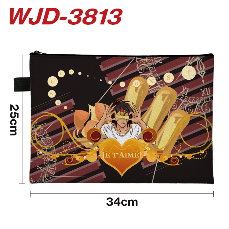 Death note Anime Peripheral Full Color A4 File Bag 34x25cm WJD-3813