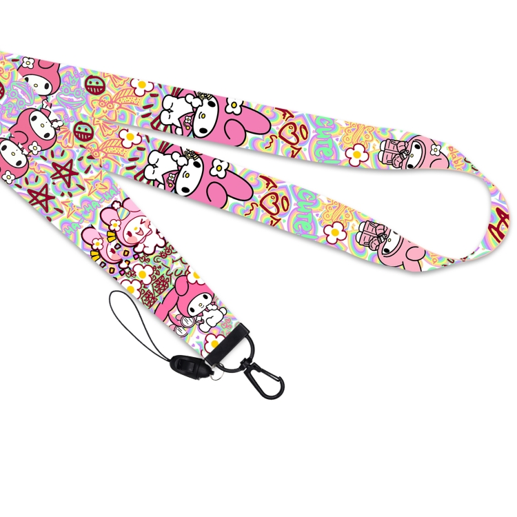 fantasy magic melody Black buckle long mobile phone lanyard 45cm price for 10 pcs