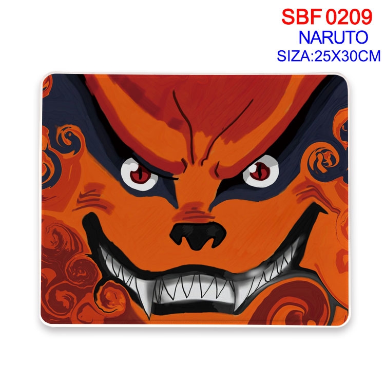 Naruto Anime peripheral edge lock mouse pad 25X30CM  SBF09