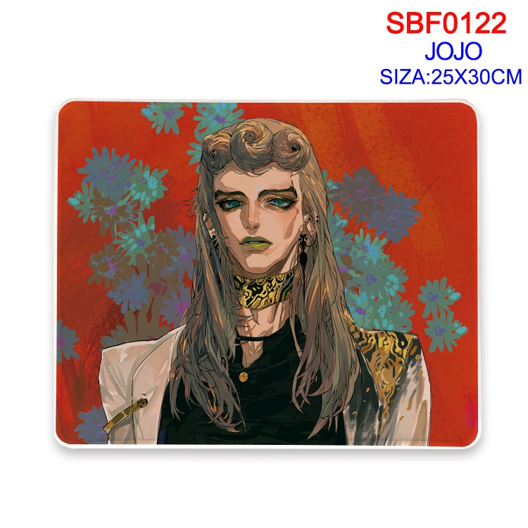 JoJos Bizarre Adventure Anime peripheral edge lock mouse pad 25X30CM  SBF-122