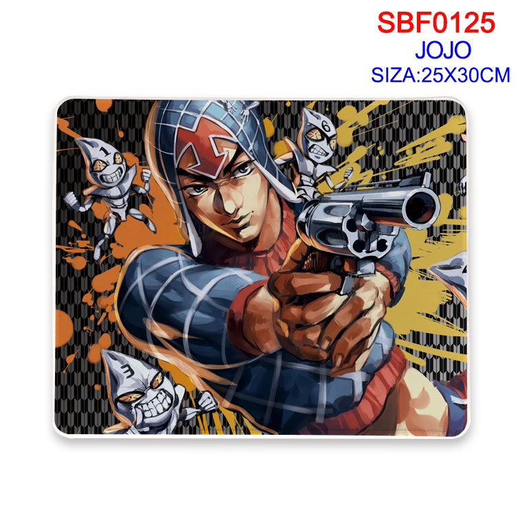 JoJos Bizarre Adventure Anime peripheral edge lock mouse pad 25X30CM  SBF-125