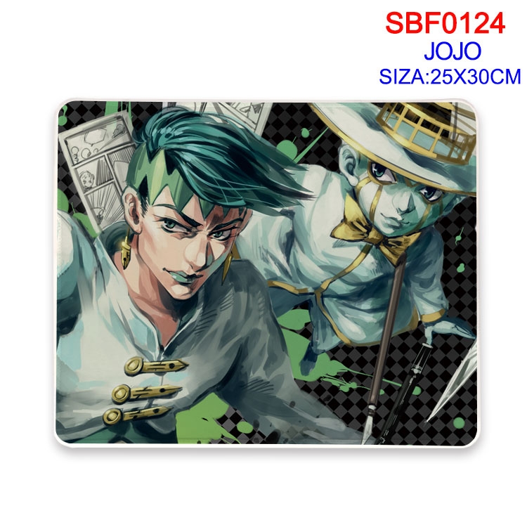 JoJos Bizarre Adventure Anime peripheral edge lock mouse pad 25X30CM  SBF-124