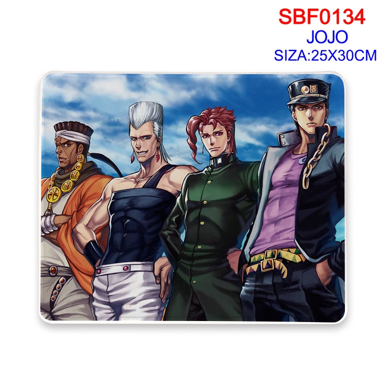 JoJos Bizarre Adventure Anime peripheral edge lock mouse pad 25X30CM SBF-134