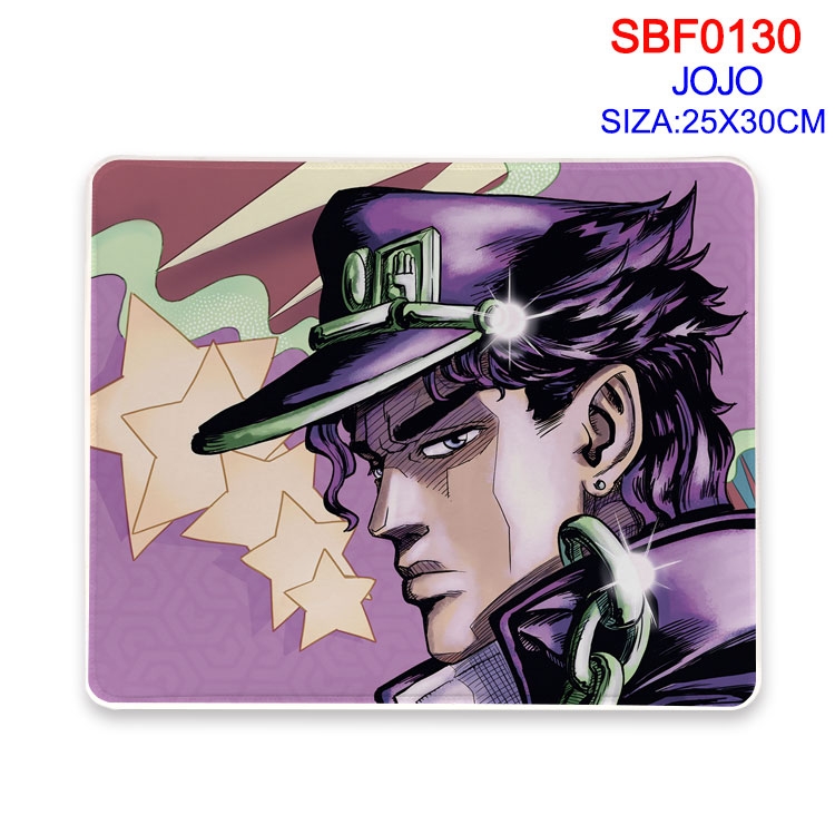 JoJos Bizarre Adventure Anime peripheral edge lock mouse pad 25X30CM SBF-130