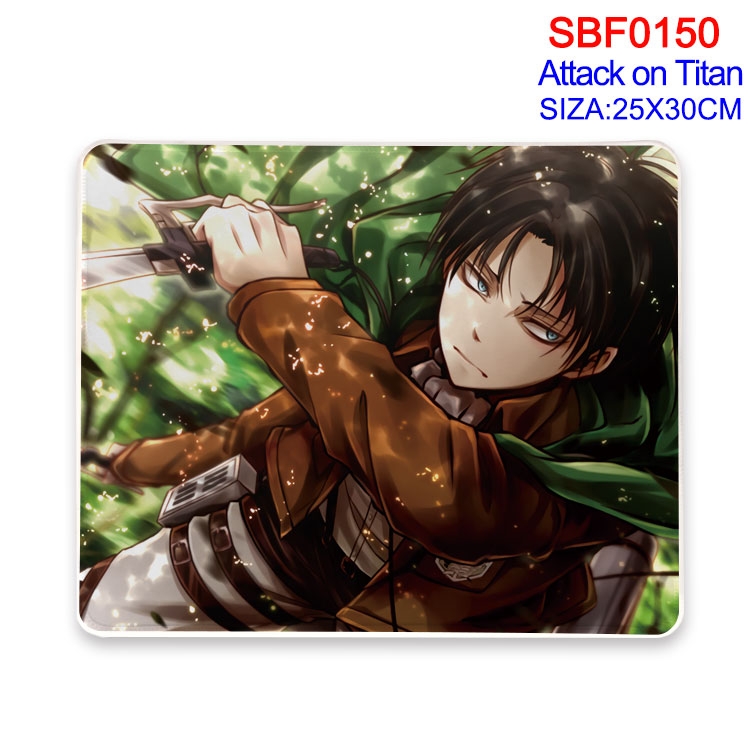 Shingeki no Kyojin Anime peripheral edge lock mouse pad 25X30CM SBF-150