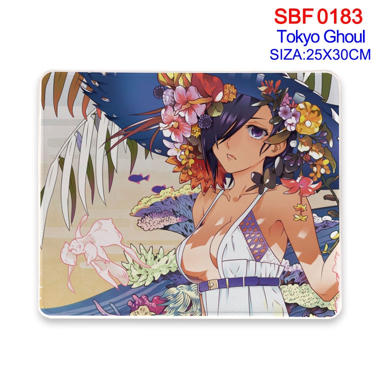 Tokyo Ghoul Anime peripheral edge lock mouse pad 25X30CM SBF-183