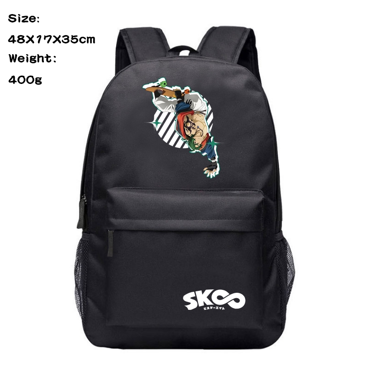 SK∞ Anime Oxford Canvas Backpack Student Schoolbag 48X17X35CM