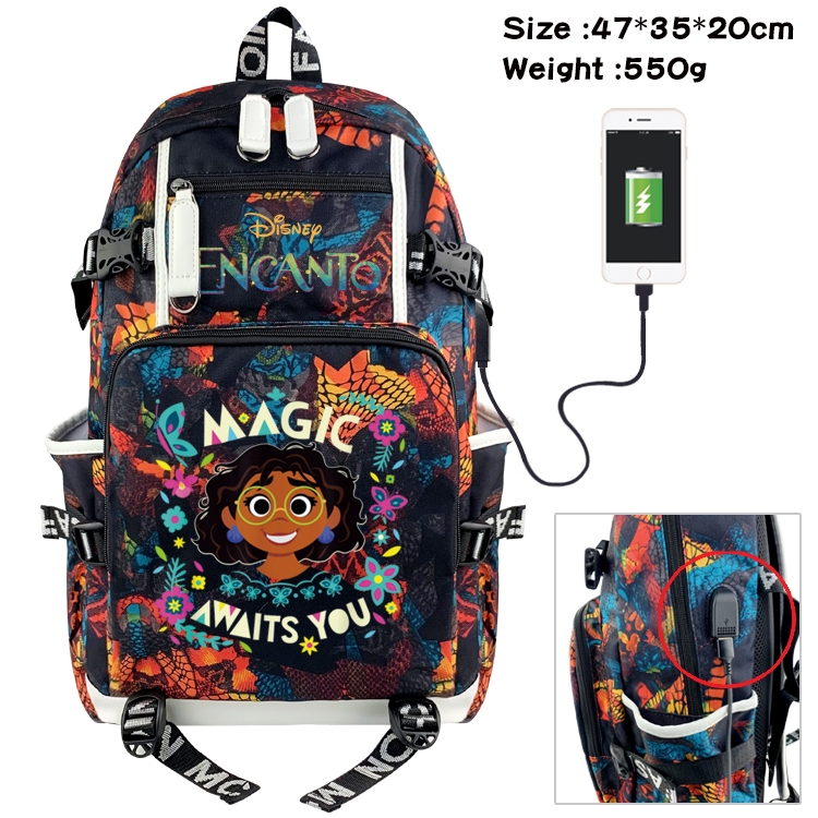 full house of magic Anime digital printing camouflage trend backpack school bag 47X35X20CM