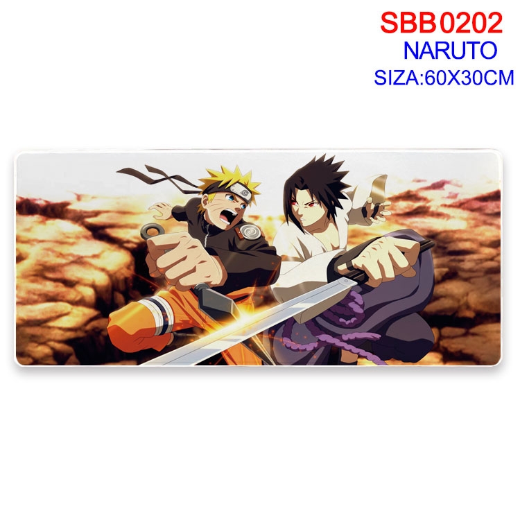Naruto Anime peripheral edge lock mouse pad 60X30CM SBB02