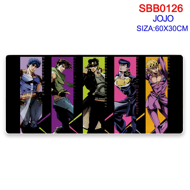 JoJos Bizarre Adventure Anime peripheral edge lock mouse pad 60X30CM  SBB-126