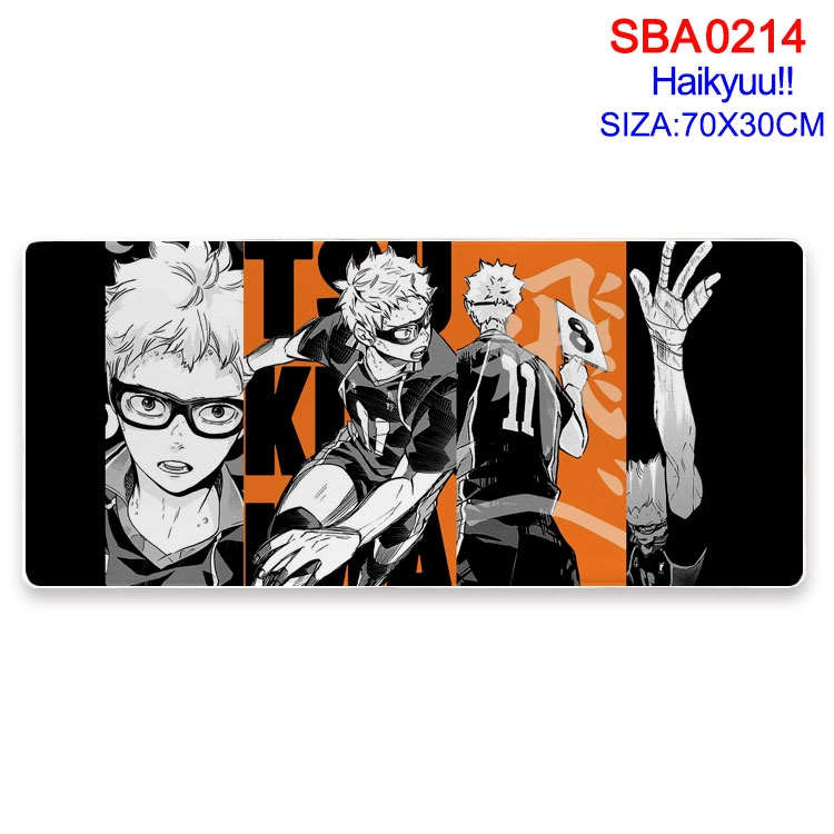 Haikyuu!! Anime peripheral edge lock mouse pad 70X30CM  SBA14