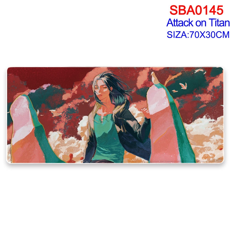 Shingeki no Kyojin Anime peripheral edge lock mouse pad 70X30CM SBA-145