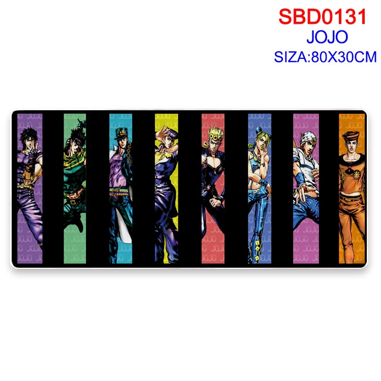 JoJos Bizarre Adventure Anime peripheral edge lock mouse pad 80X30CM SBD-131