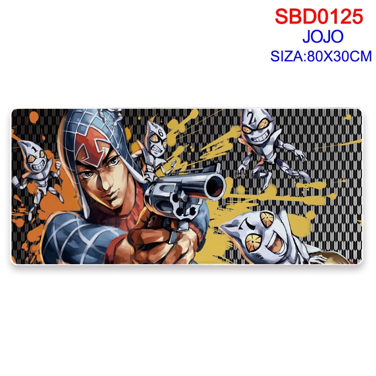 JoJos Bizarre Adventure Anime peripheral edge lock mouse pad 80X30CM SBD-125