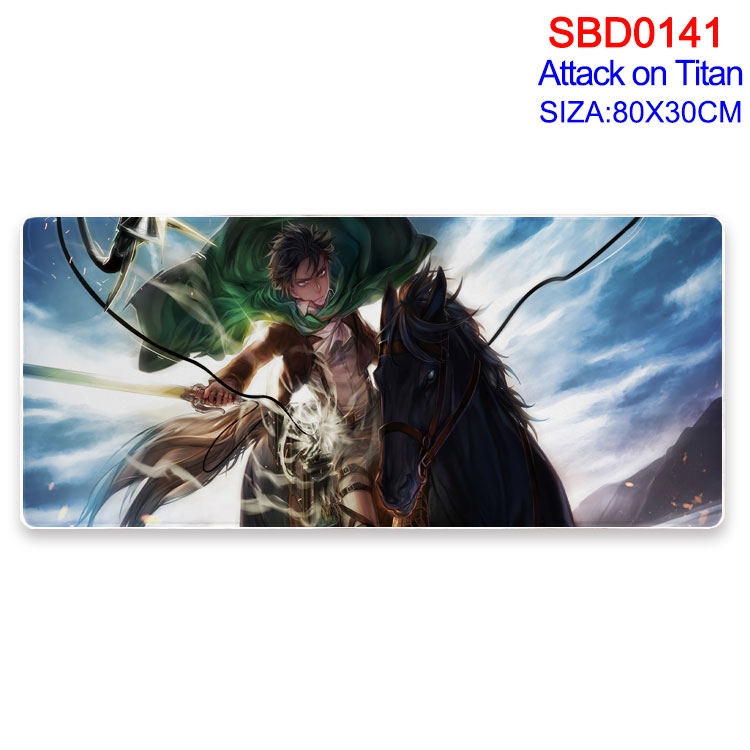 Shingeki no Kyojin Anime peripheral edge lock mouse pad 80X30CM SBD-141