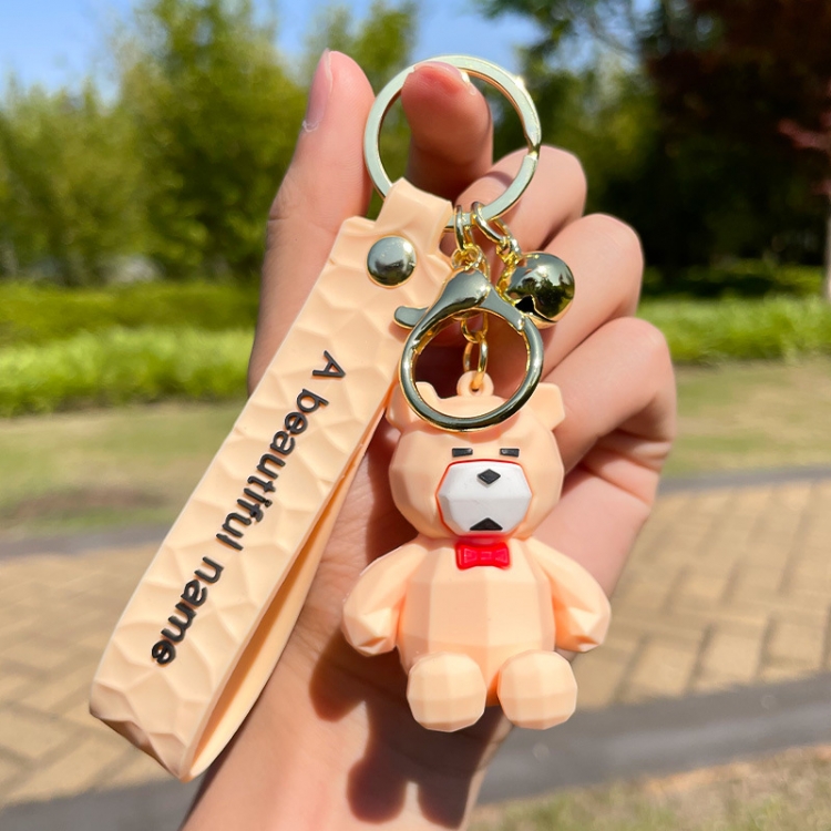gentleman bear Cartoon Peripherals Car Keychain Bag Ornament Pendant price for 5 pcs