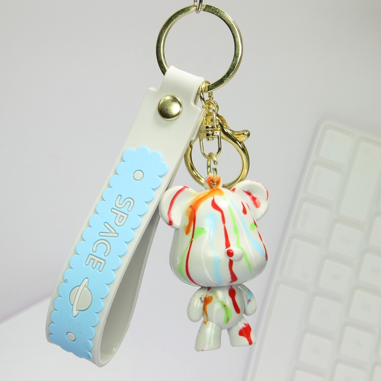 Cartoon Epoxy doll keychain pendant cute cartoon bag pendant price for 5 pcs