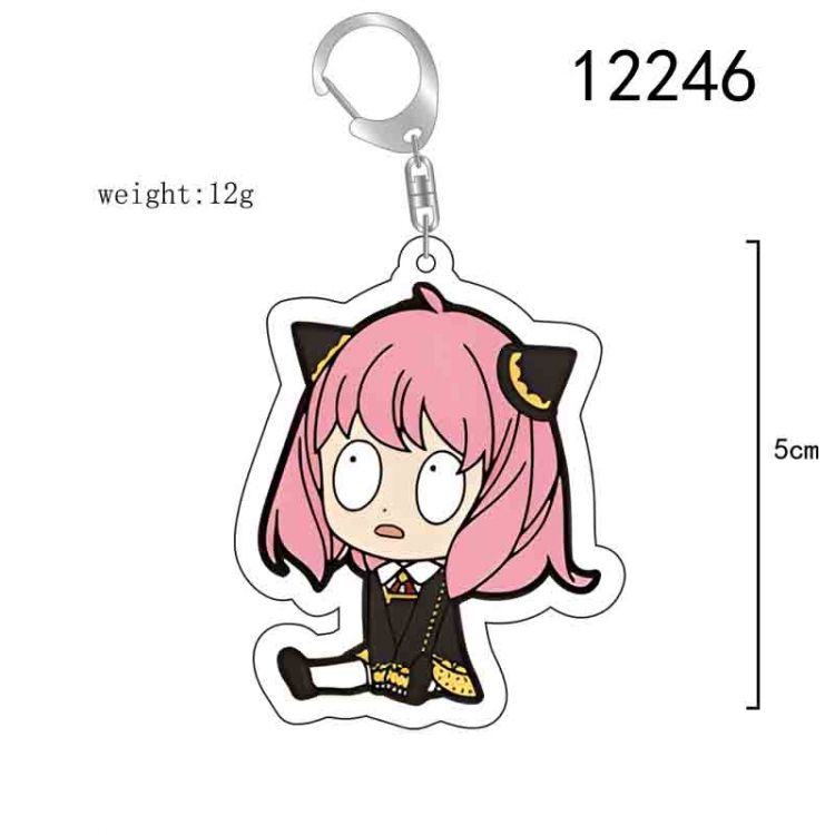 SPY×FAMILY  Anime Acrylic Keychain Charm  price for 5 pcs 12246