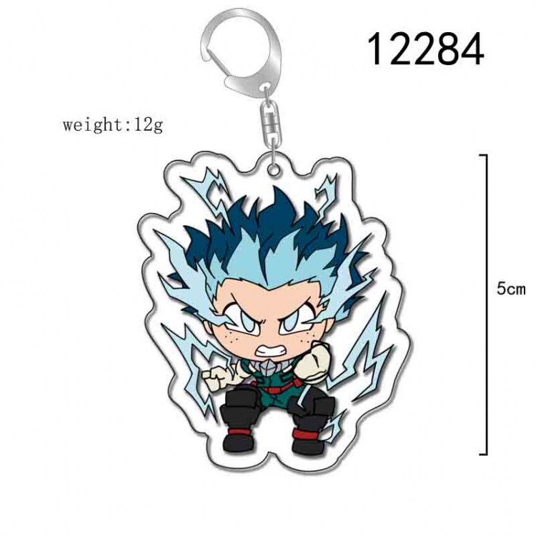 My Hero Academia Anime Acrylic Keychain Charm  price for 5 pcs 12284