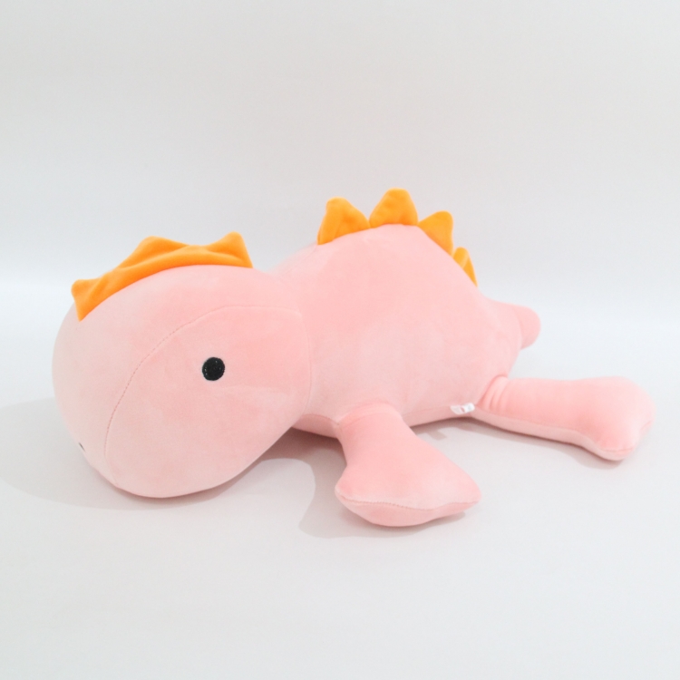 Dinosaur Weighted Triceratops White Stretch Cloth + Space Cotton Plush Toy 43x18x15cm