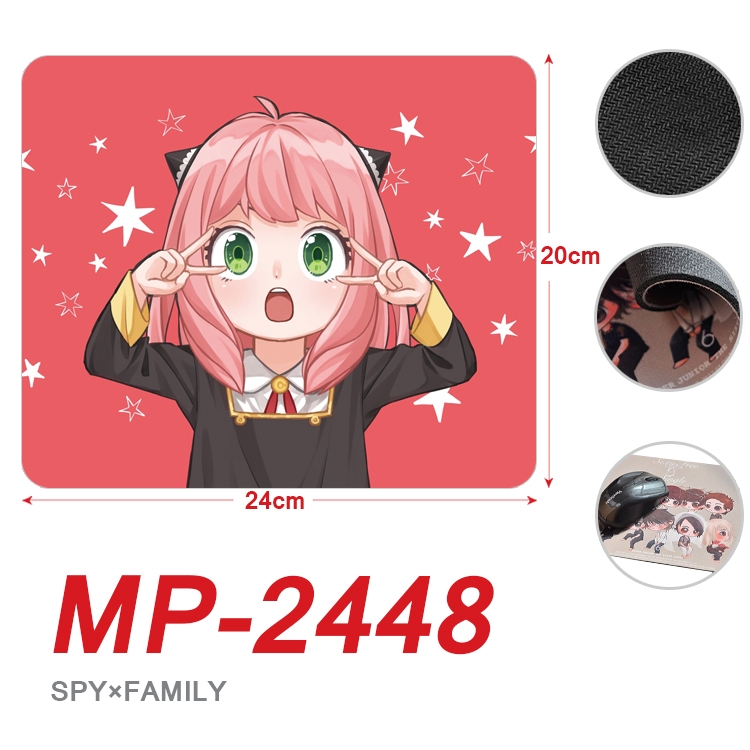 SPY×FAMILY Anime Full Color Printing Mouse Pad Unlocked 20X24cm price for 5 pcs MP-2448