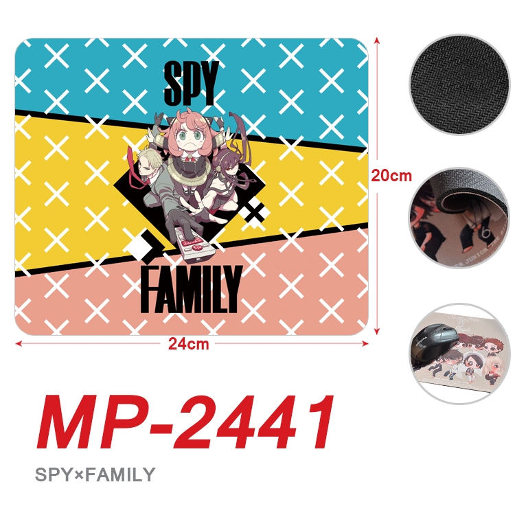 SPY×FAMILY Anime Full Color Printing Mouse Pad Unlocked 20X24cm price for 5 pcs MP-2441