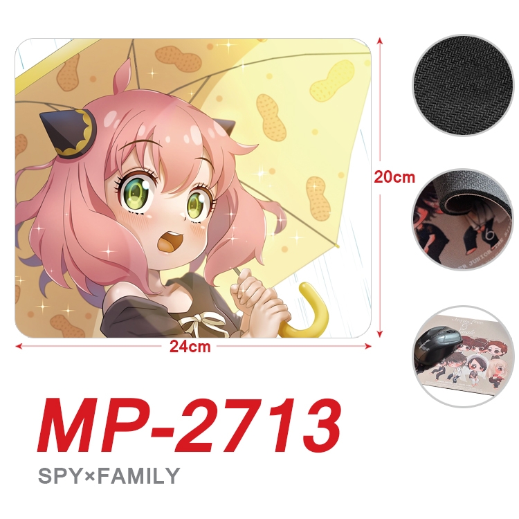 SPY×FAMILY Anime Full Color Printing Mouse Pad Unlocked 20X24cm price for 5 pcs MP-2713