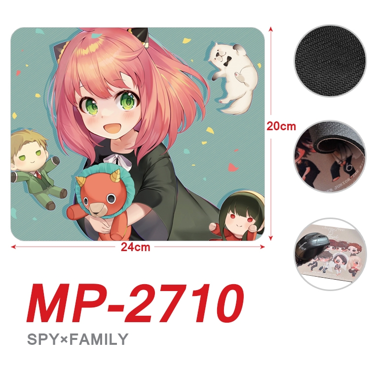 SPY×FAMILY Anime Full Color Printing Mouse Pad Unlocked 20X24cm price for 5 pcs MP-2710