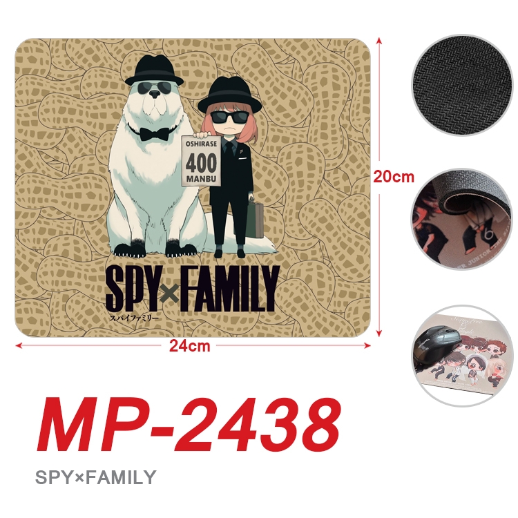 SPY×FAMILY Anime Full Color Printing Mouse Pad Unlocked 20X24cm price for 5 pcs MP-2438