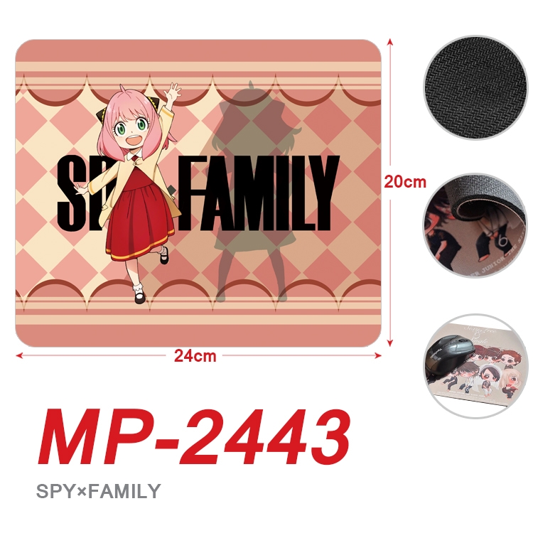 SPY×FAMILY Anime Full Color Printing Mouse Pad Unlocked 20X24cm price for 5 pcs MP-2443