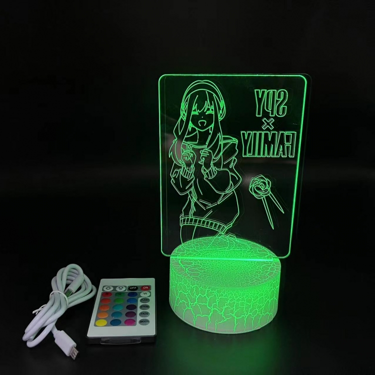 SPY×FAMILY creative visualization lamp  Standing Plates white cracked base 205x143x59mm 3818