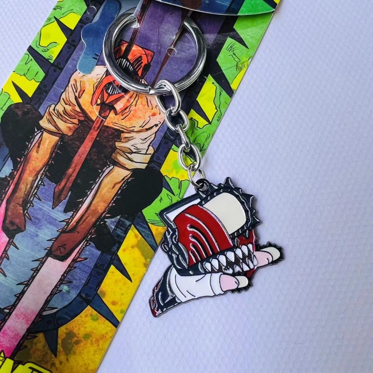 chainsaw man  Animation metal keychain pendant style D price for 5 pcs