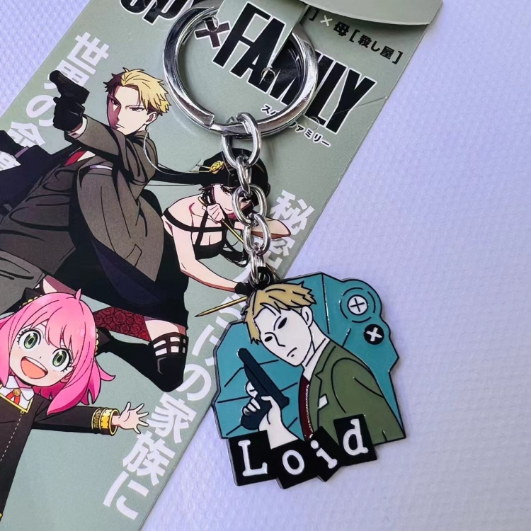 SPY×FAMILY Animation metal keychain pendant style A price for 5 pcs