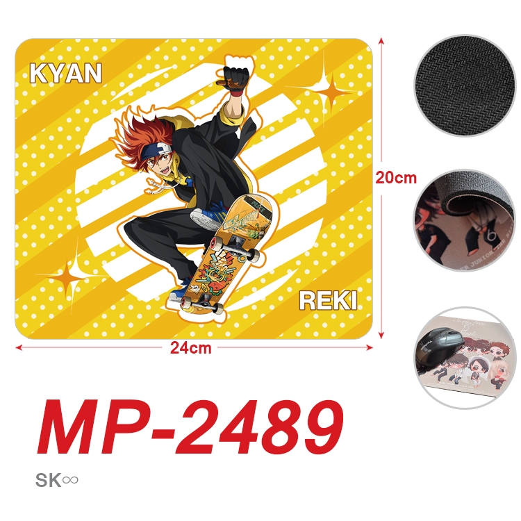 SK∞ Anime Full Color Printing Mouse Pad Unlocked 20X24cm price for 5 pcs MP-2489