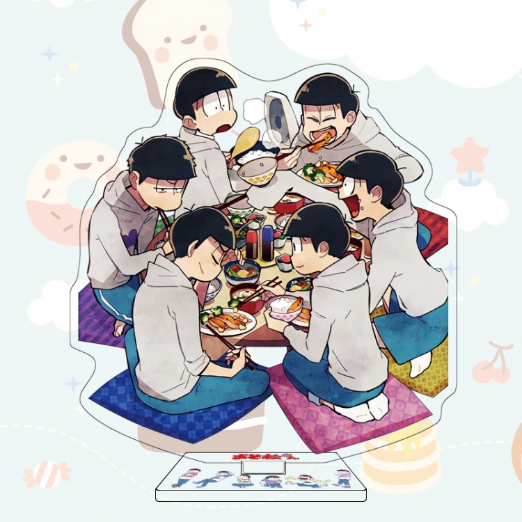 Osomatsu-san Anime characters acrylic Standing Plates Keychain 16cm