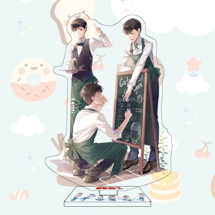 Osomatsu-san Anime characters acrylic Standing Plates Keychain 16cm