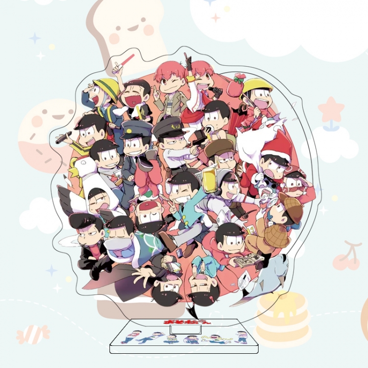 Osomatsu-san Anime characters acrylic Standing Plates Keychain 16cm