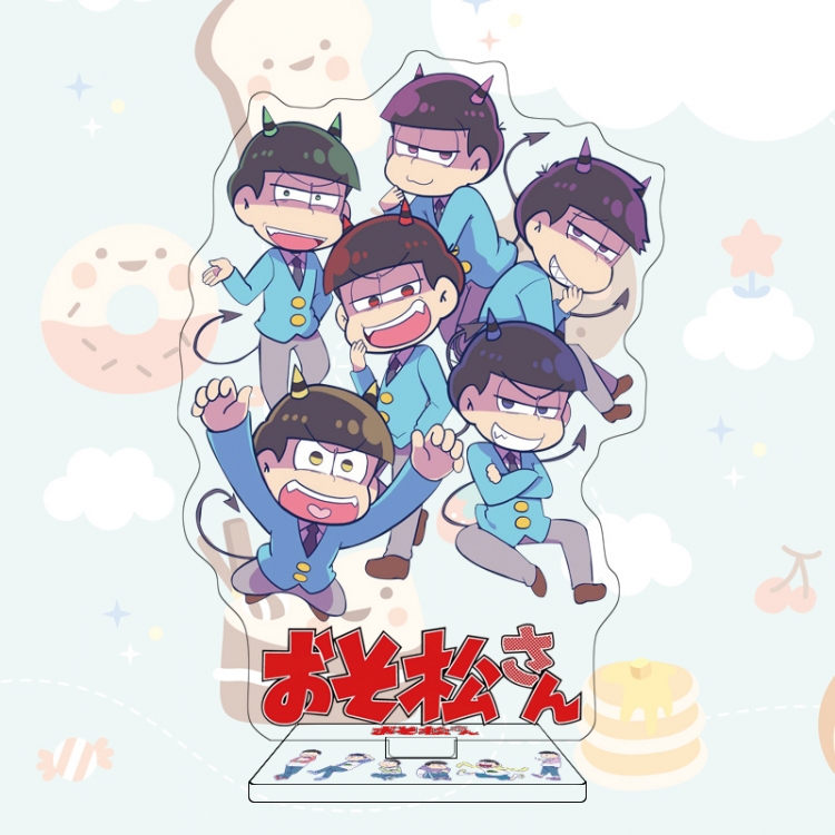 Osomatsu-san Anime characters acrylic Standing Plates Keychain 16cm