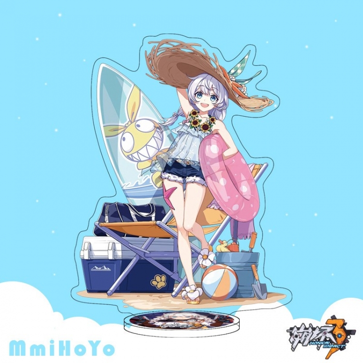 Collapse 3 Anime characters acrylic Standing Plates Keychain 16cm