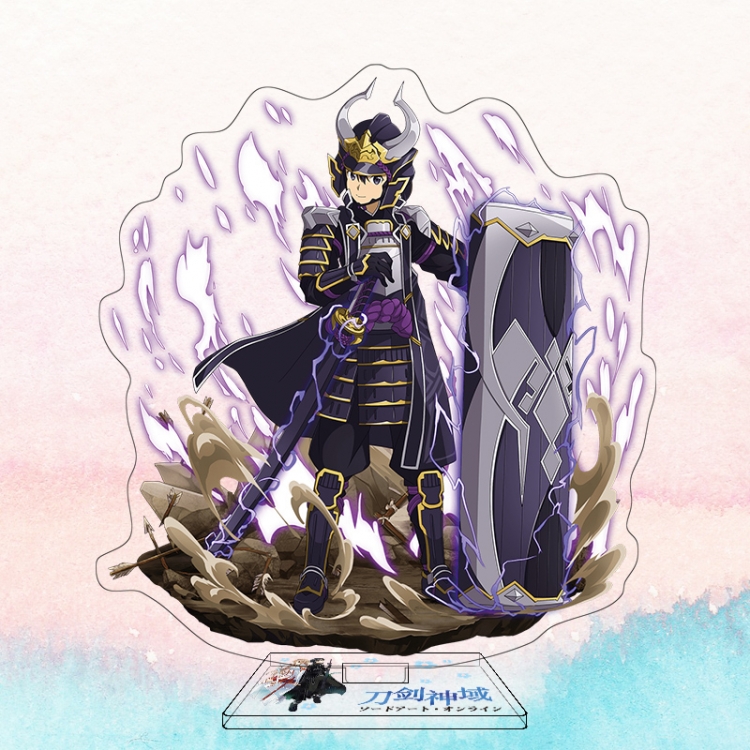  Sword Art Online Anime characters acrylic Standing Plates Keychain 16cm