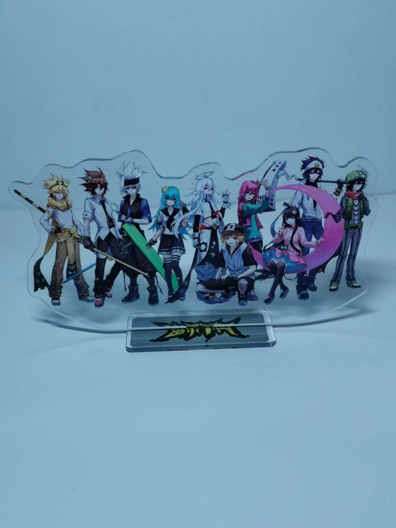 AOTU Anime Laser Acrylic Humanoid  keychain Standing Plates  3355