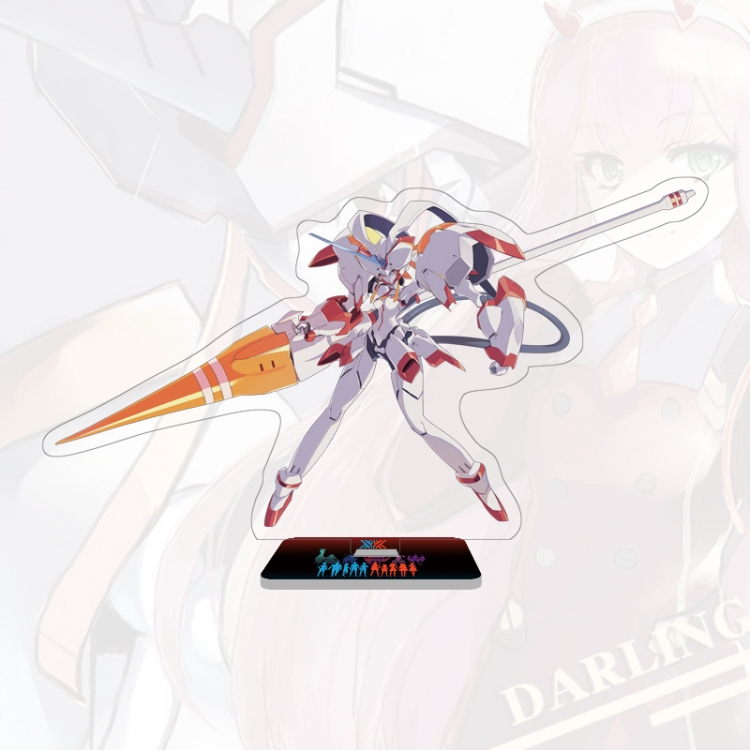 DARLING in the FRANX Anime characters acrylic Standing Plates Keychain 16cm