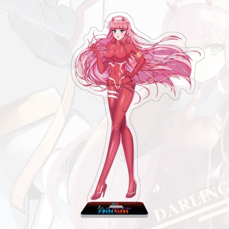 DARLING in the FRANX Anime characters acrylic Standing Plates Keychain 16cm