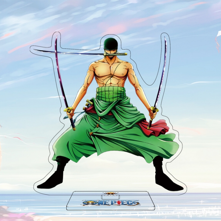 One Piece Anime characters acrylic Standing Plates Keychain 16cm