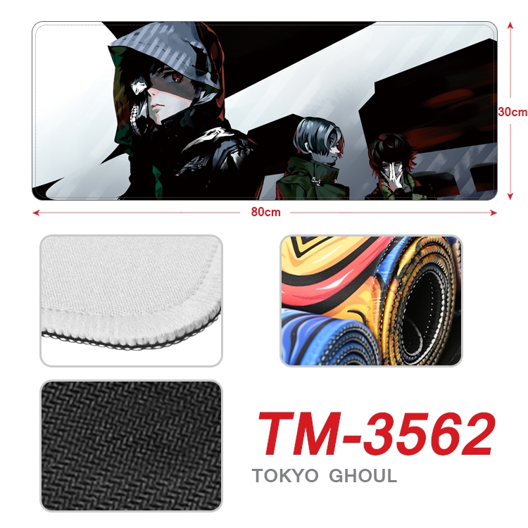 Tokyo Ghoul Anime peripheral new lock edge mouse pad 30X80cm  TM-3562