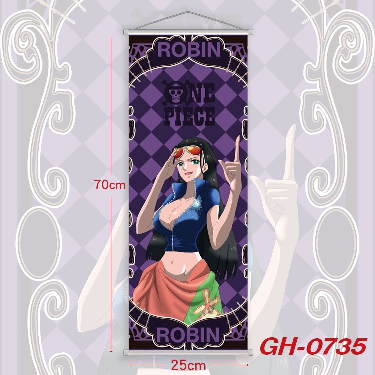 One Piece Plastic Rod Cloth Small Hanging Canvas Painting 25x70cm price for 5 pcs  GH-0735