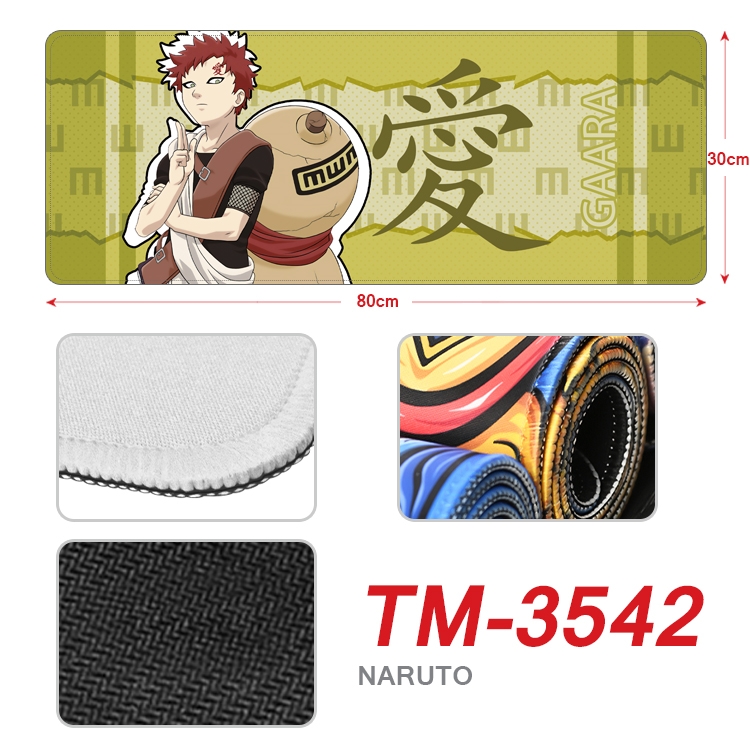 Naruto Anime peripheral new lock edge mouse pad 30X80cm TM-3542